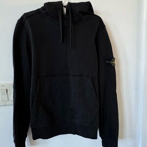 Stone Island hoodie. Black size small